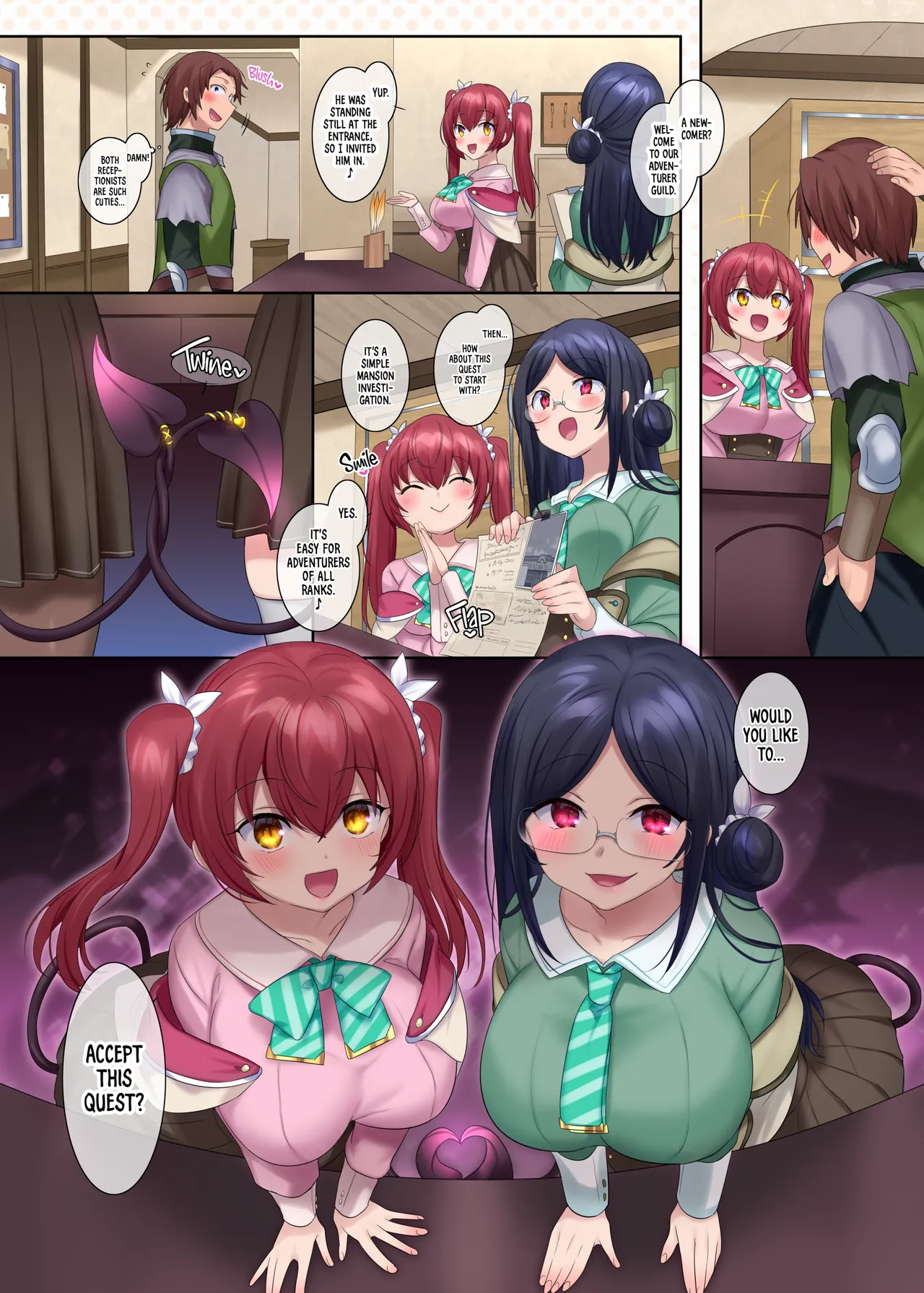 The Succubus Guild Receptionist  Boukensha Guild no Uketsukejou(Succubus)-san image number 33