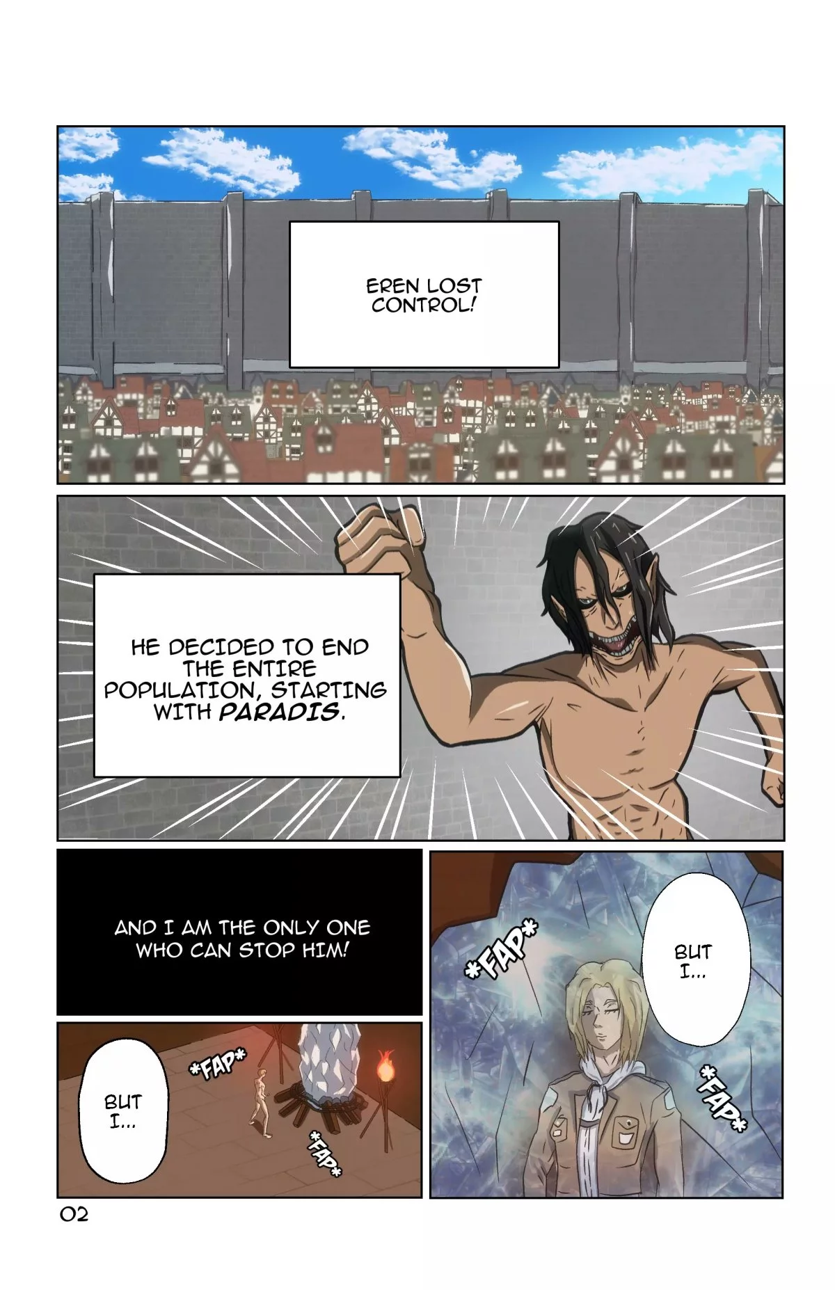 Ragareno13 - A Little Push (Attack on Titan) image number 1