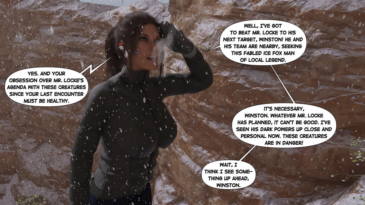 Lara Croft in Snowed Up image number 1