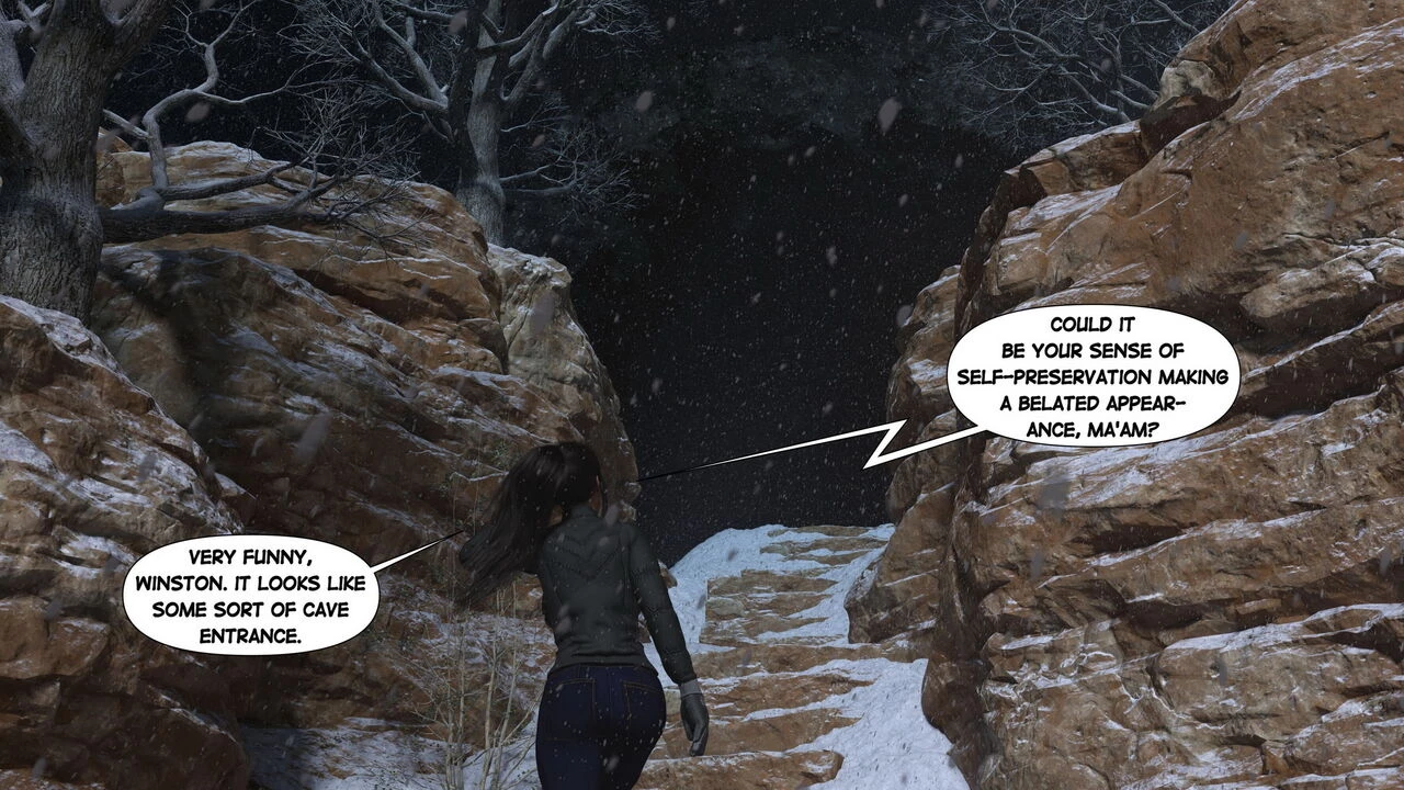 Lara Croft in Snowed Up image number 2