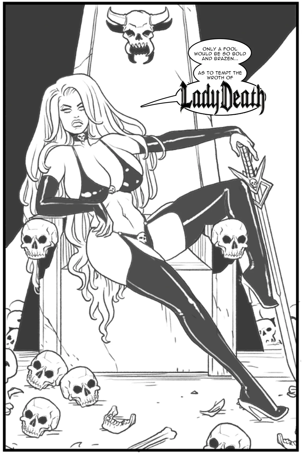 Lady Death vs Cerene image number 1