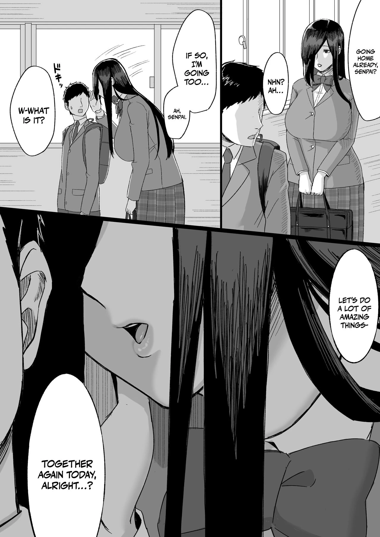 Pressed  Sex By My Tall Aloof Kouhai  Choushin -kei Kouhai ni Seiteki ni Semarareru Hanashi image number 36