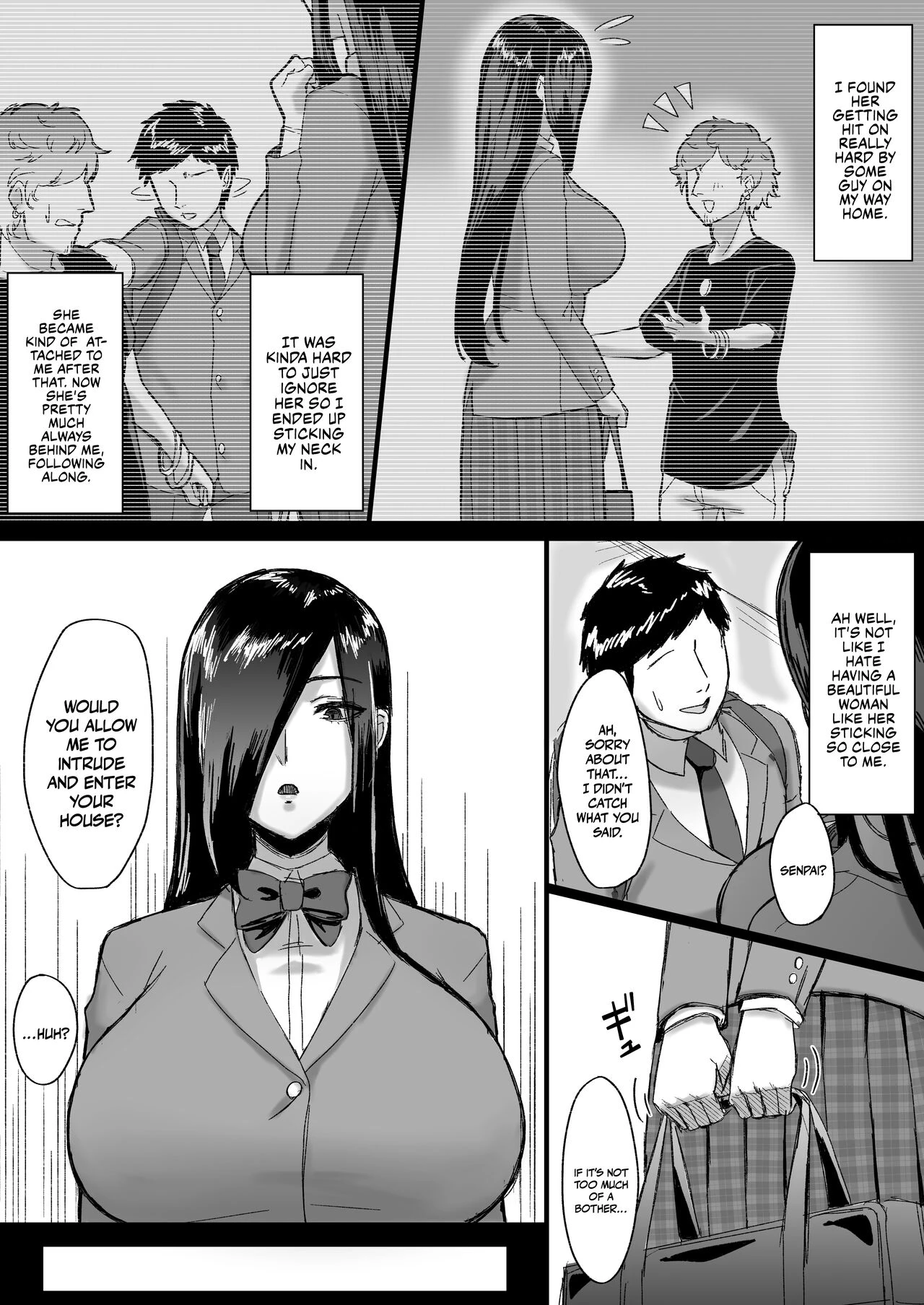 Pressed  Sex By My Tall Aloof Kouhai  Choushin -kei Kouhai ni Seiteki ni Semarareru Hanashi image number 3
