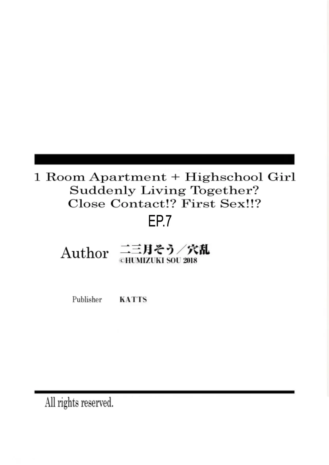 1 Room Apartment + Highschool Girl Suddenly Living Together? Close Contact!? First Sex!!? 7 image number 25