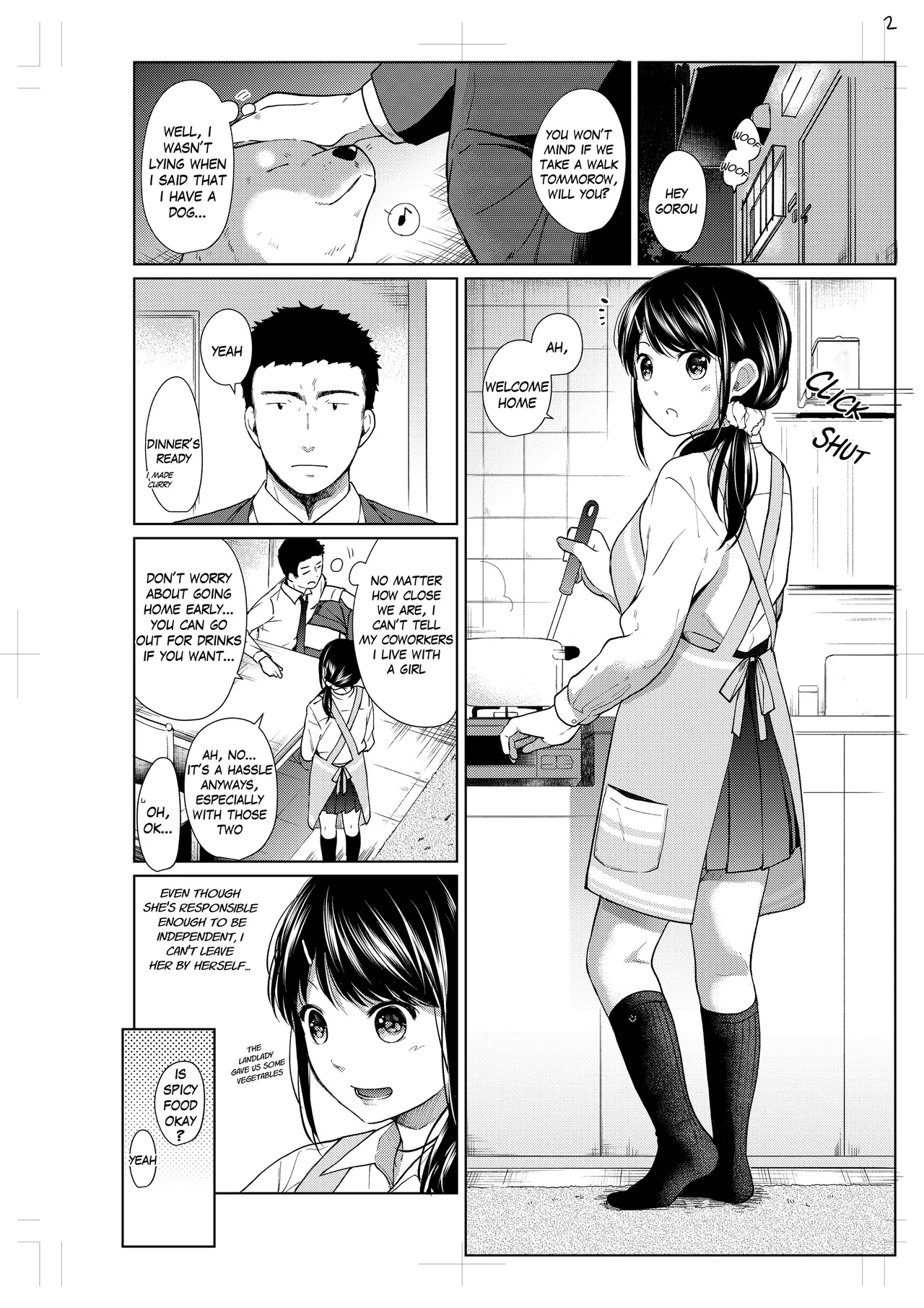 1 Room Apartment + Highschool Girl Suddenly Living Together? Close Contact!? First Sex!!? 7 image number 2