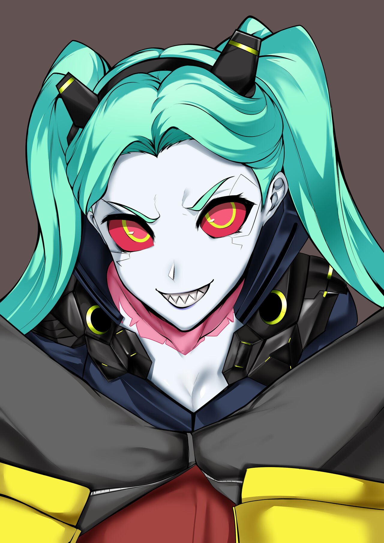 Rebecca (cyberpunk) porn comic image number 12