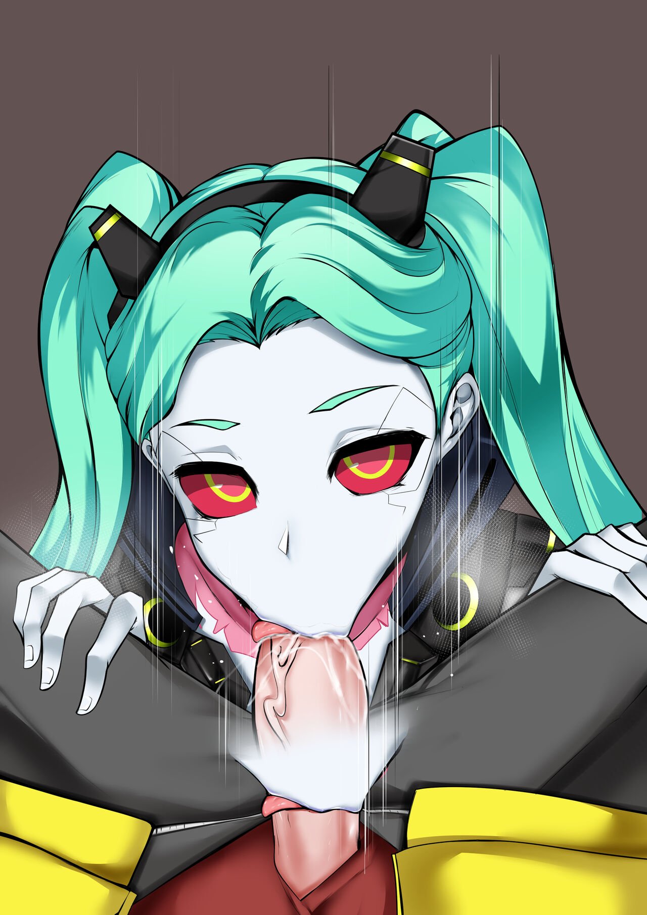 Rebecca (cyberpunk) porn comic image number 15