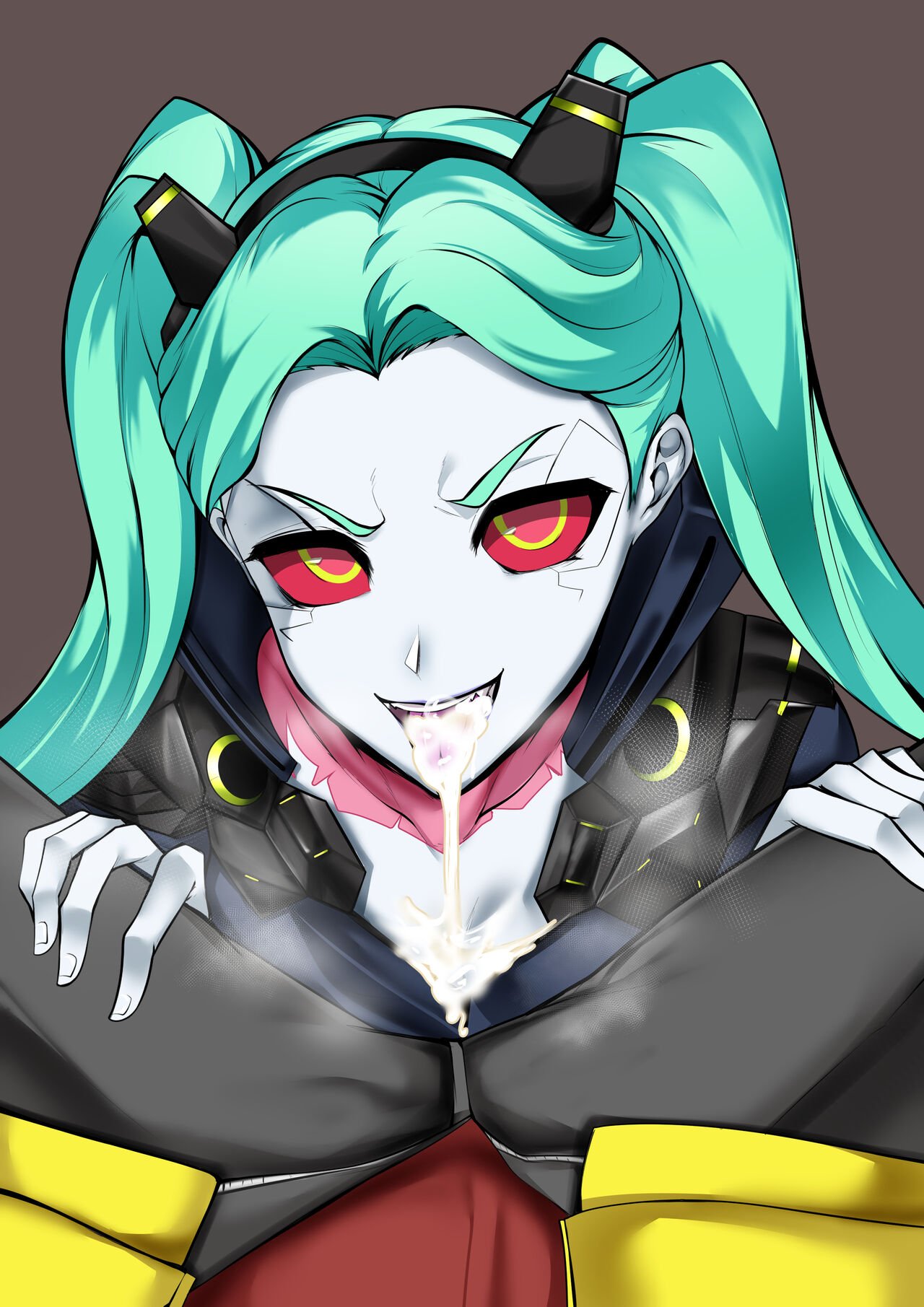 Rebecca (cyberpunk) porn comic image number 18