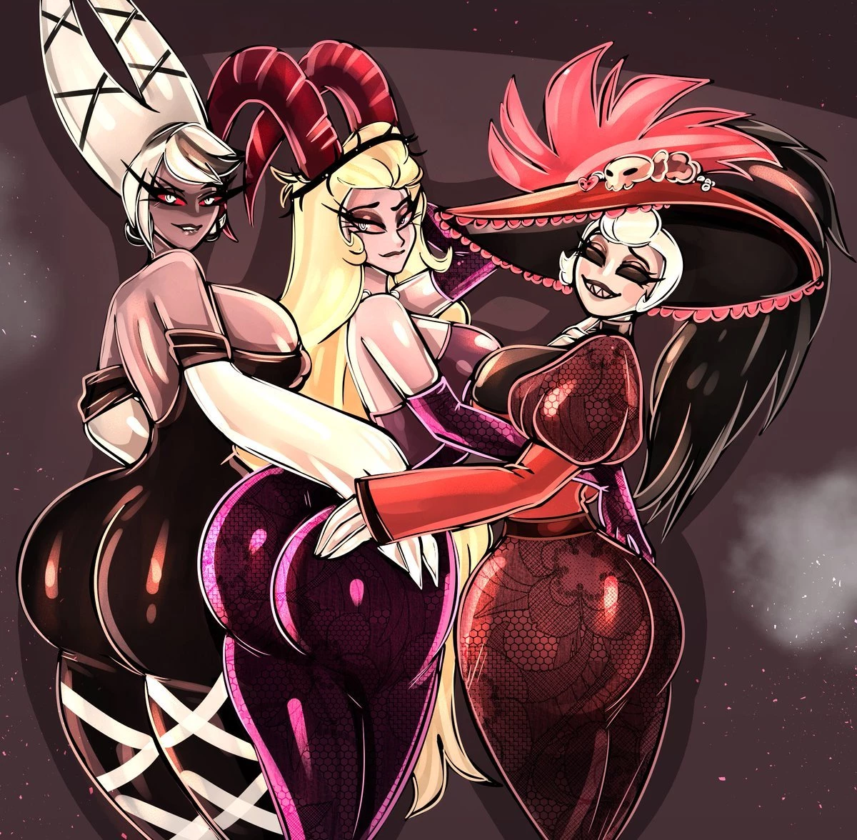 Bitter Hazbin hotel yuri image number 46