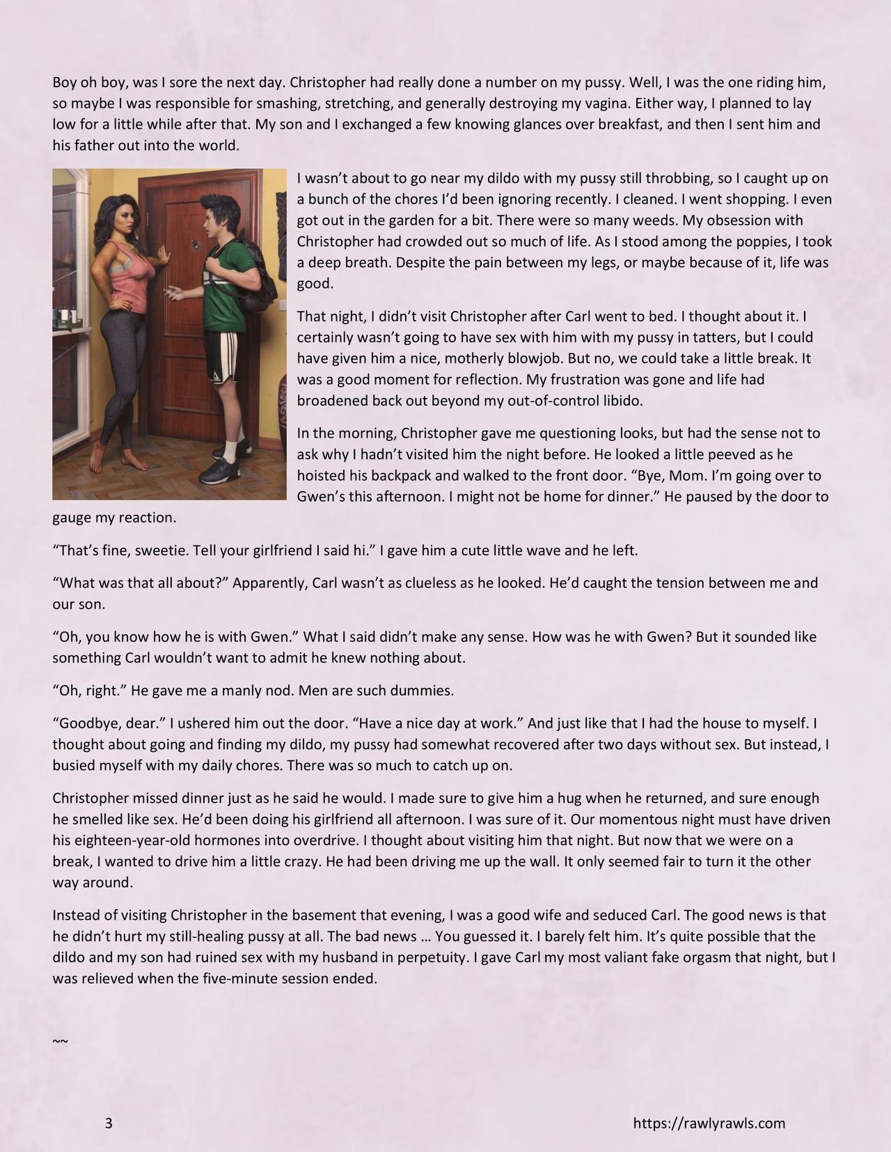 Noises Through the Wall Chapter 5: Rawly Rawls Fiction porn comic image number 2