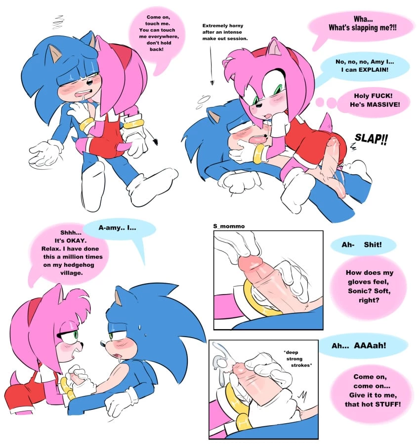 Amy pegs Sonic