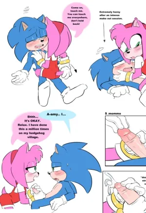 Amy pegs Sonic