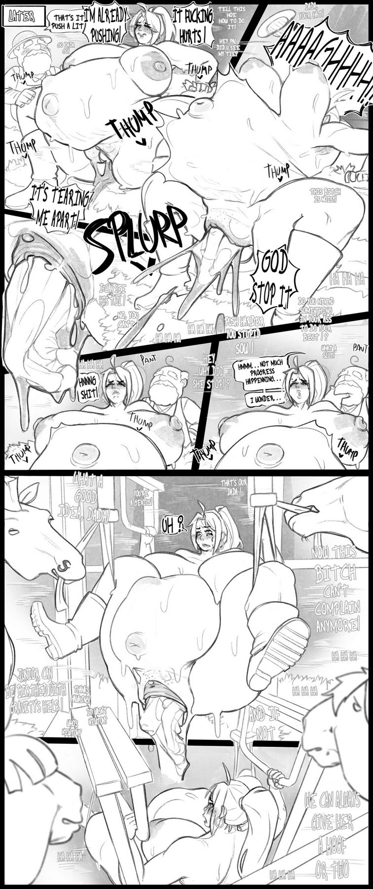 Gabrielle Giving Birth image number 1