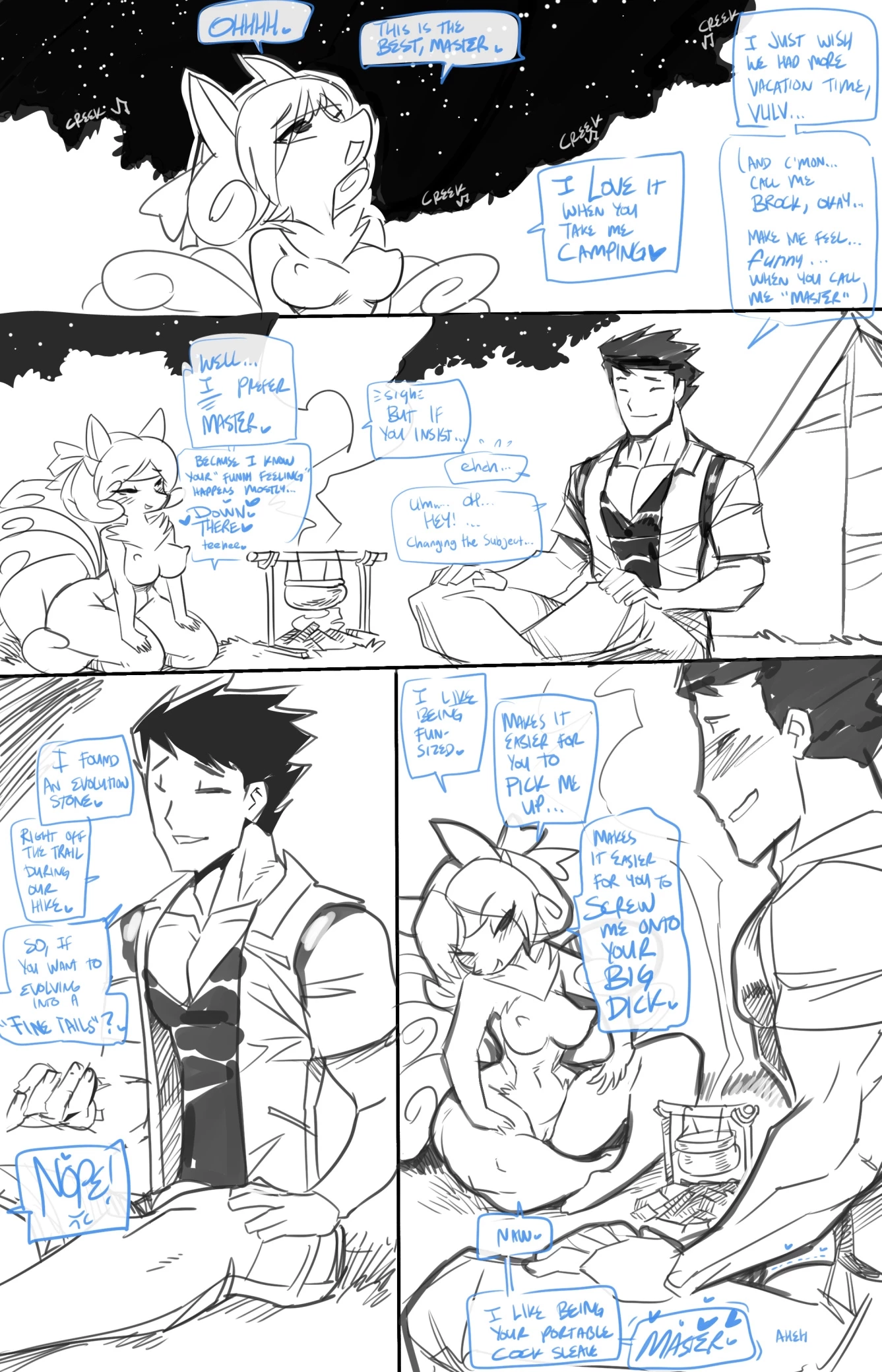 Brock X Vulpix Poguemon