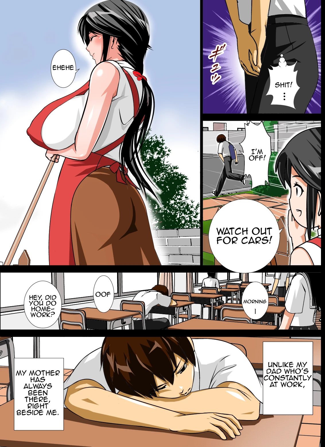Renbo Seikatsu ~ Mama no Bakunyuu wa Boku no Mono image number 4