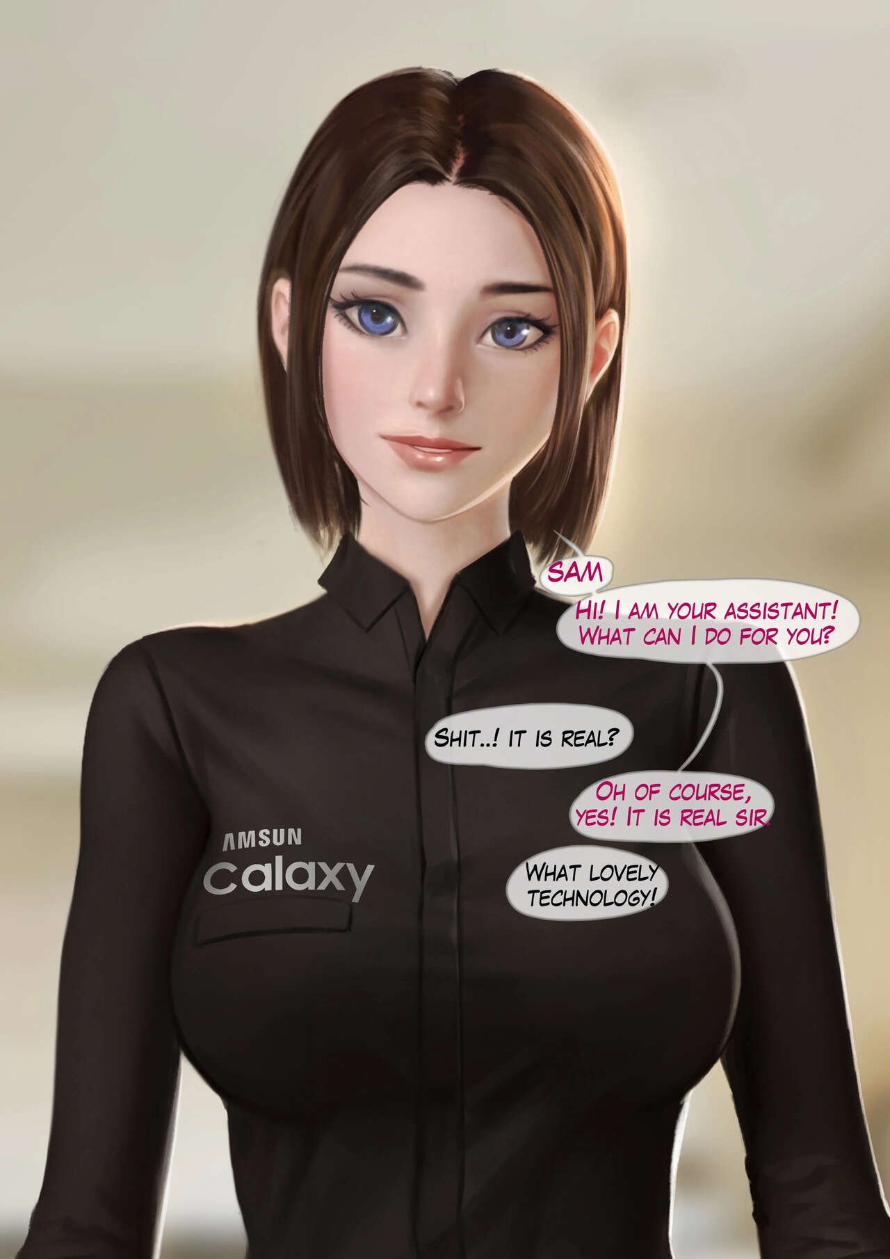 Firolian - Samsung Sam Assistant porn comic image number 3