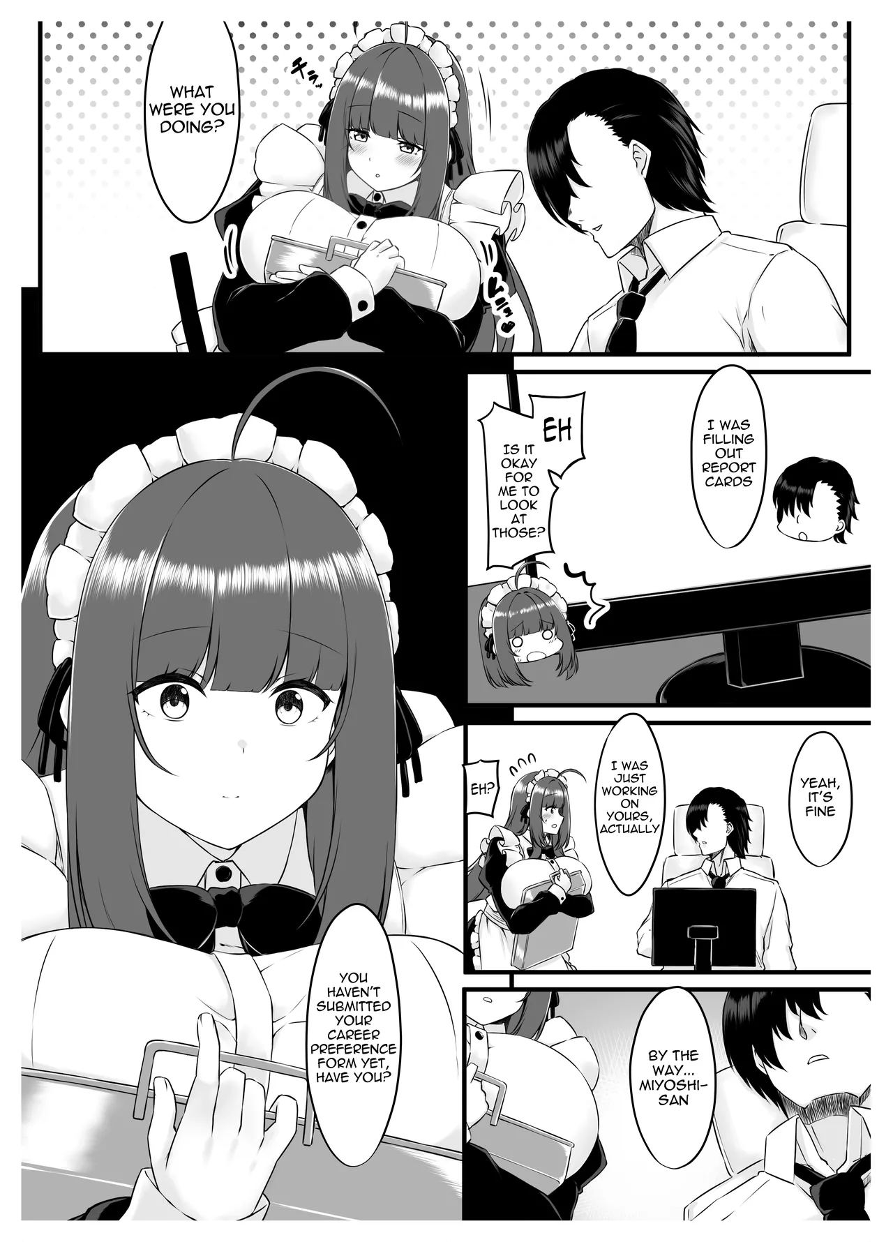 JOB HUNTING SITUATION OF STUDENT MAID  Oshiego Maid no Shuukatsu Jijou image number 5