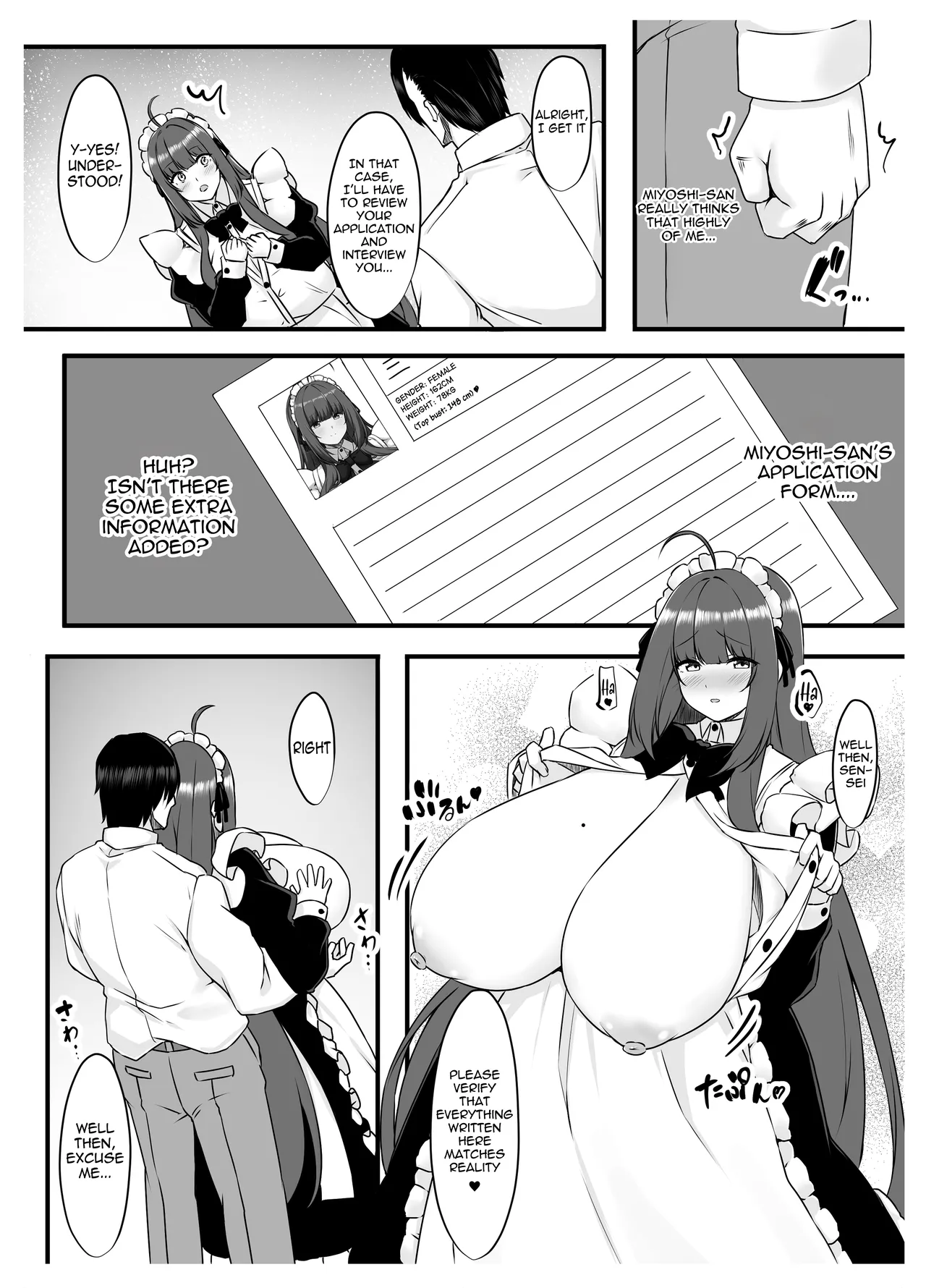 JOB HUNTING SITUATION OF STUDENT MAID  Oshiego Maid no Shuukatsu Jijou image number 8