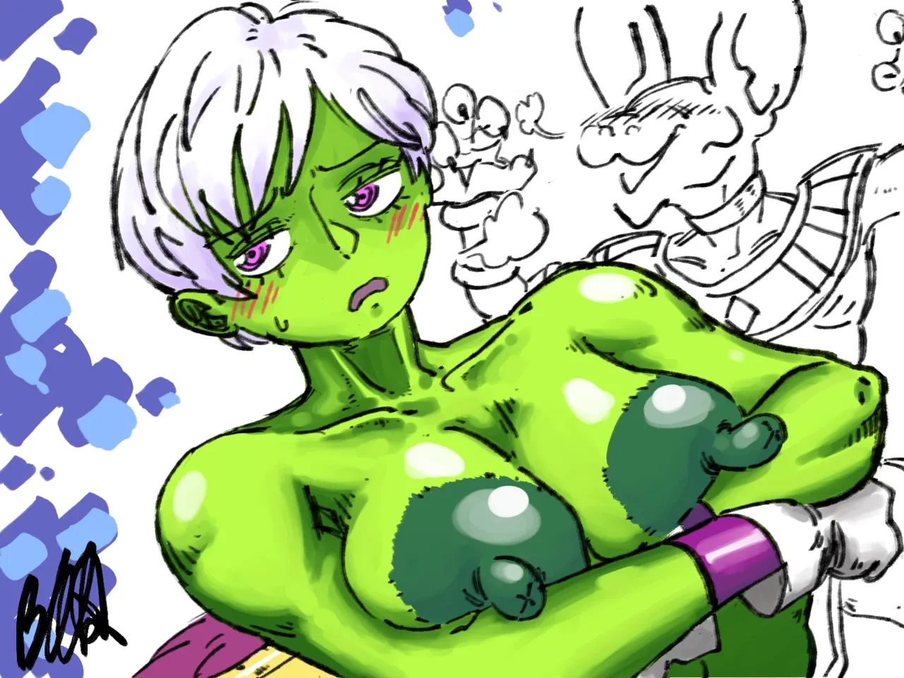 God of Destruction and Cheelai image number 6