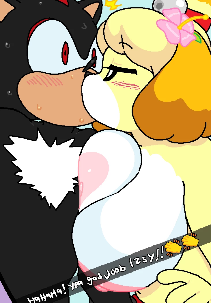 Rouge and Isabelle at the Beach (With Tikal and Shadow) image number 13