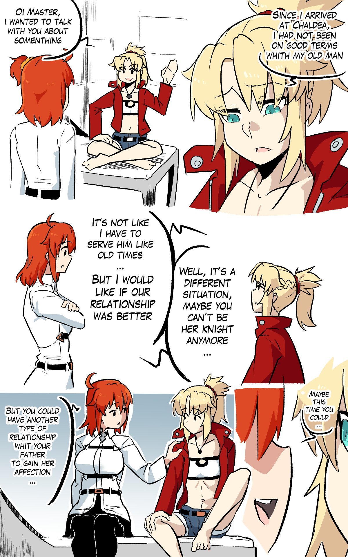 Ukaya Masaru - Fathers Scabbard (Fate/Grand Order) porn comic image number 1