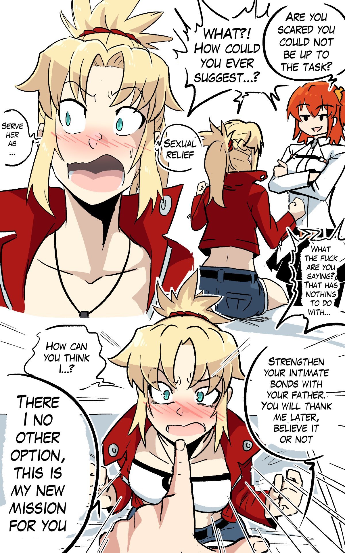 Ukaya Masaru - Fathers Scabbard (Fate/Grand Order) porn comic image number 2