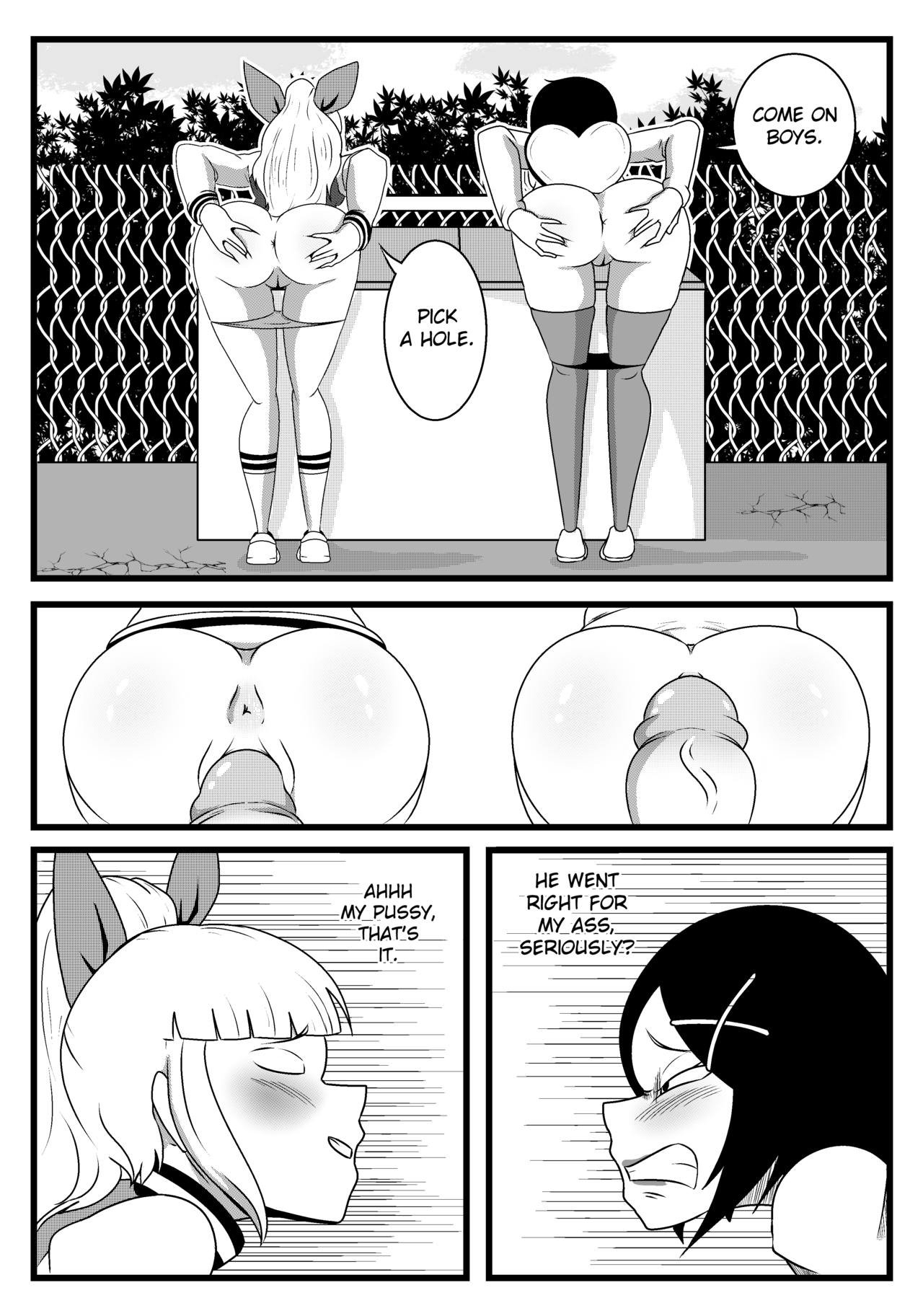 LaundryMom - River City Backalley (River City Girls) porn comic image number 3
