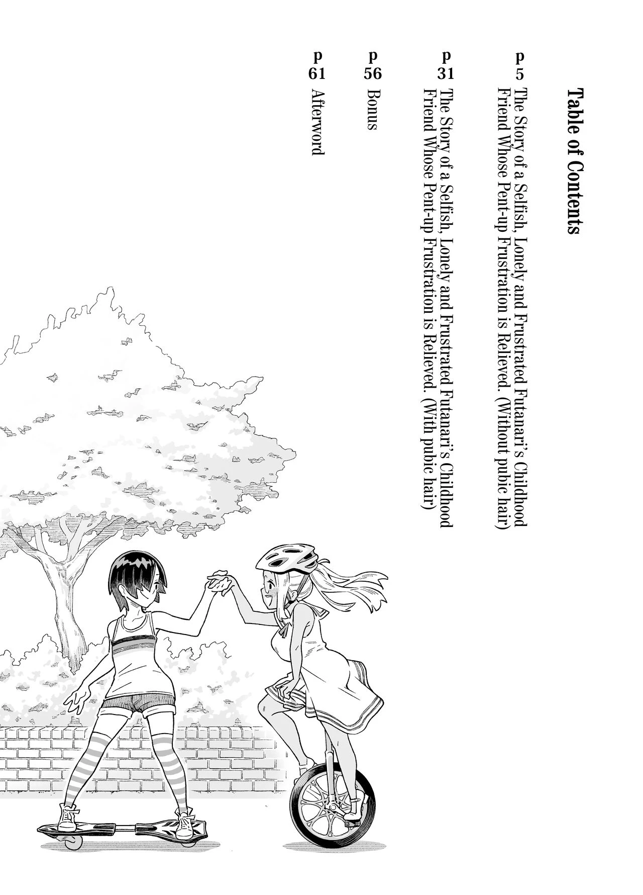 The Story of a Selfish, Lonely and Frustrated Futanaris Childhood Friend Whose Pent-up Frustration is Relieved  Wagamama de Samishigariya na Futanari no Osananajimi ga Yokkyuu Fuman ni Natta node Kaishou shite image number 2