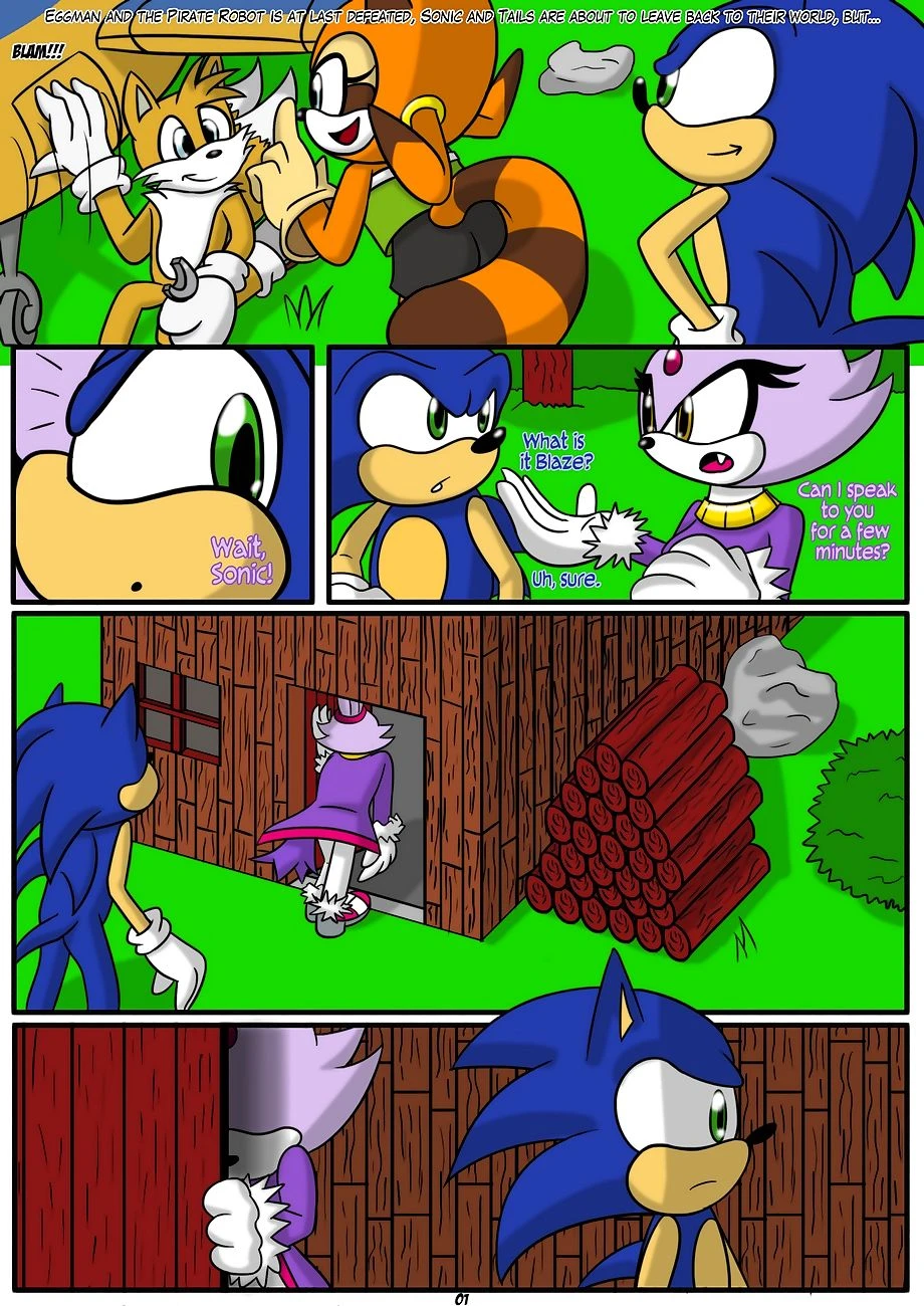 Sonic x Blaze porn comics. Cumming porn comics.