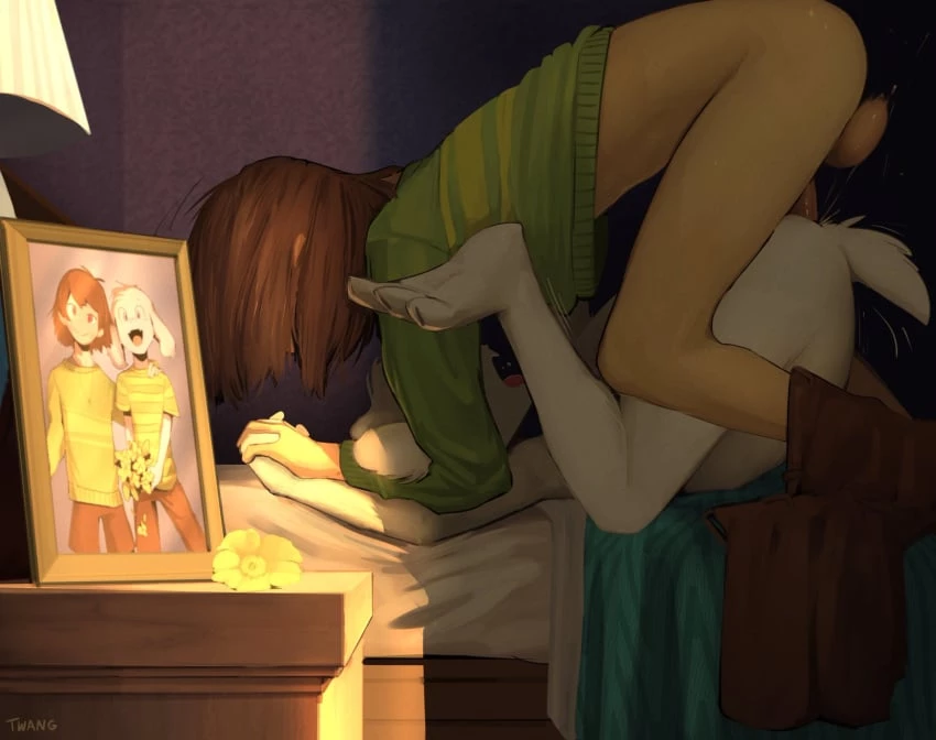 Chara and Asriel art collection image number 20