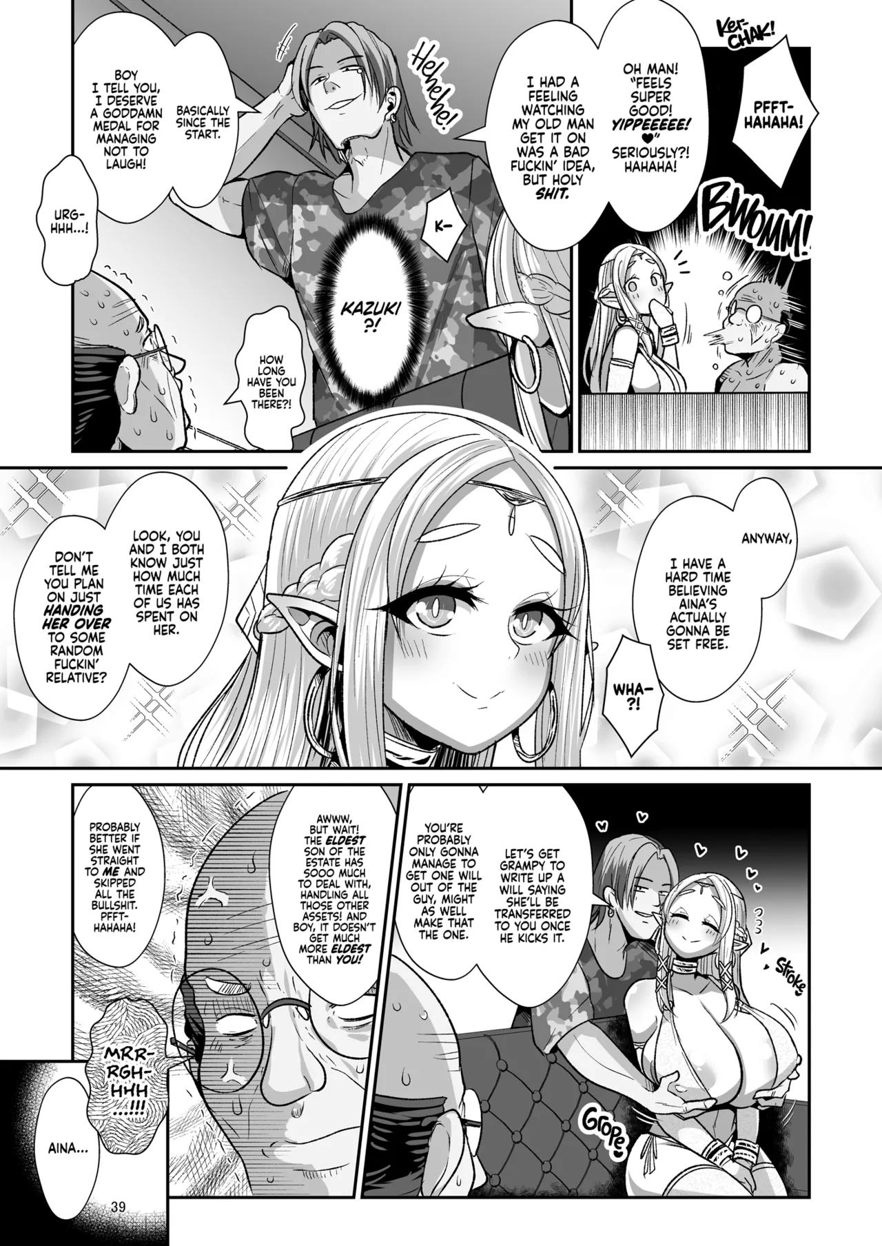 Machinations of an Elven Concubine Part One: Deathbed  H Seidorei Elf no Souzoku Mondai ni Tsuite ~ Rinjuu-hen image number 40