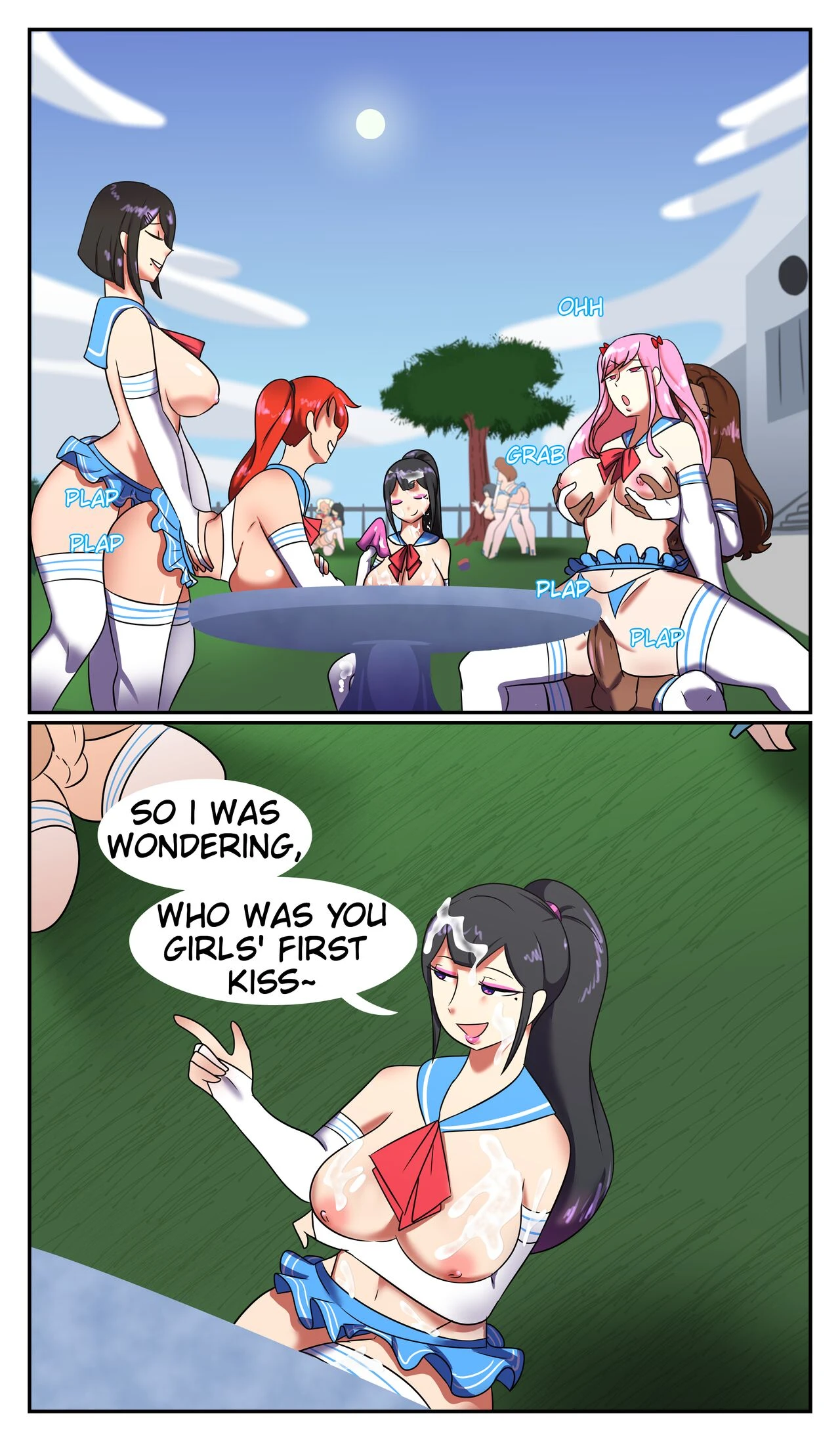 Friend Group Discusses Their First Kiss