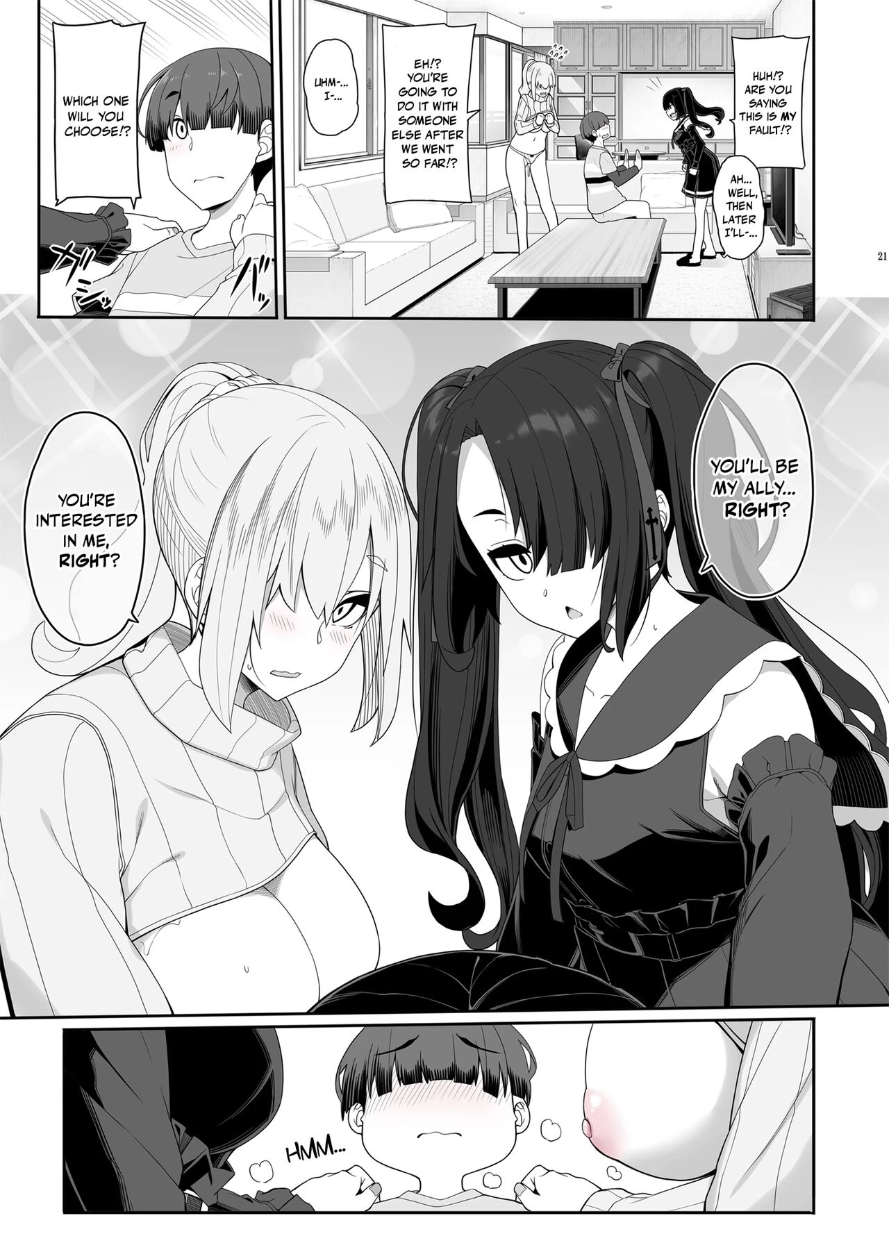 A Flawed Pair of Girls Want To Settle Things Through A Night Of Sex   Wake Ari Josei wa Yoru no Ecchi de Shirokuro Tsuketai image number 19