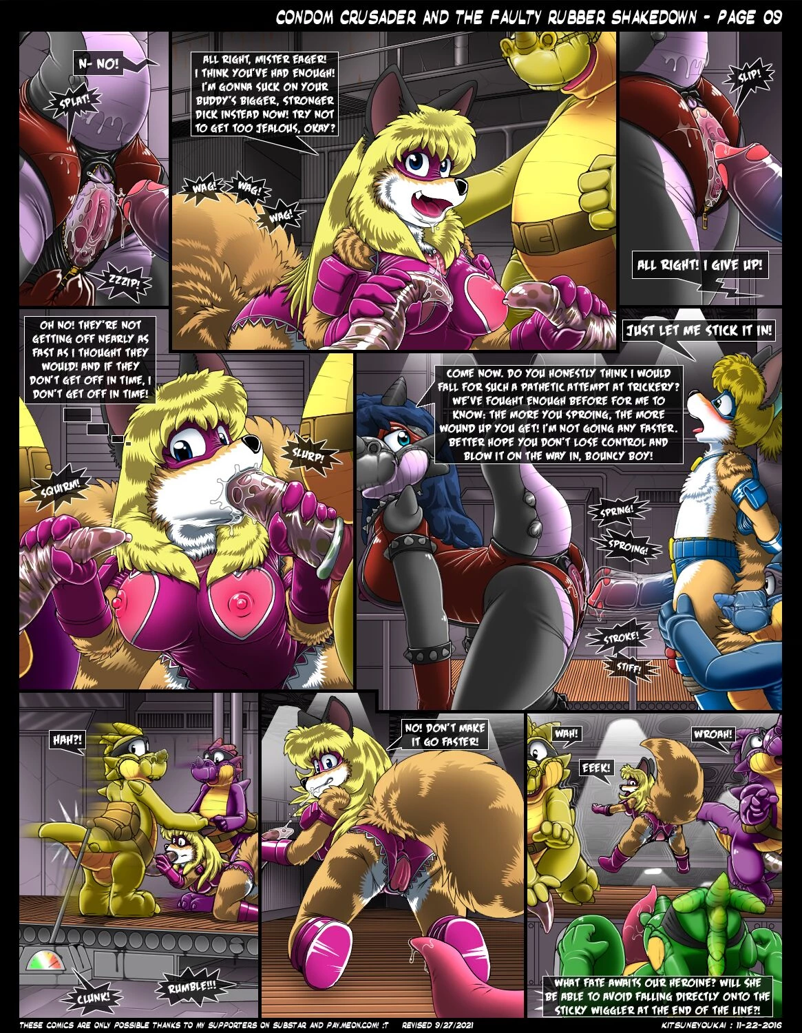 Condom Crusader Issues 1-3 by Kitsune Youkai (Directors Cut) image number 9