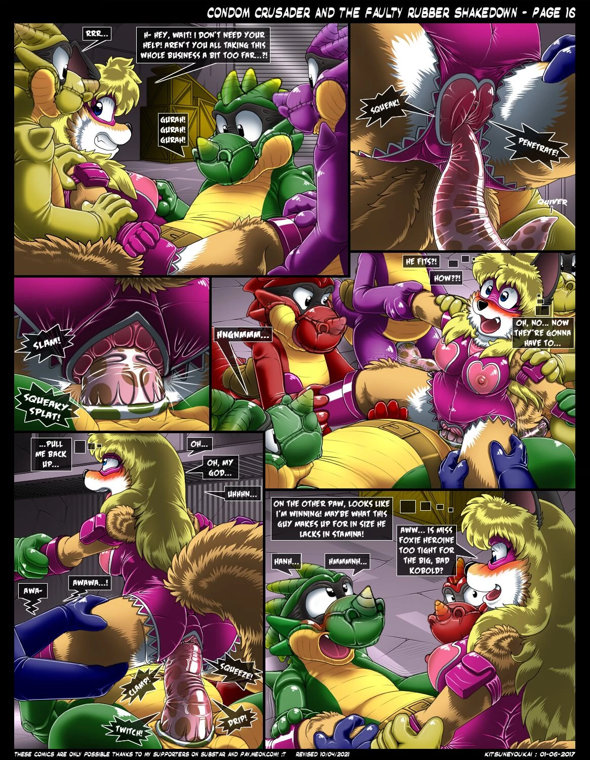 Condom Crusader Issues 1-3 by Kitsune Youkai (Directors Cut) image number 16