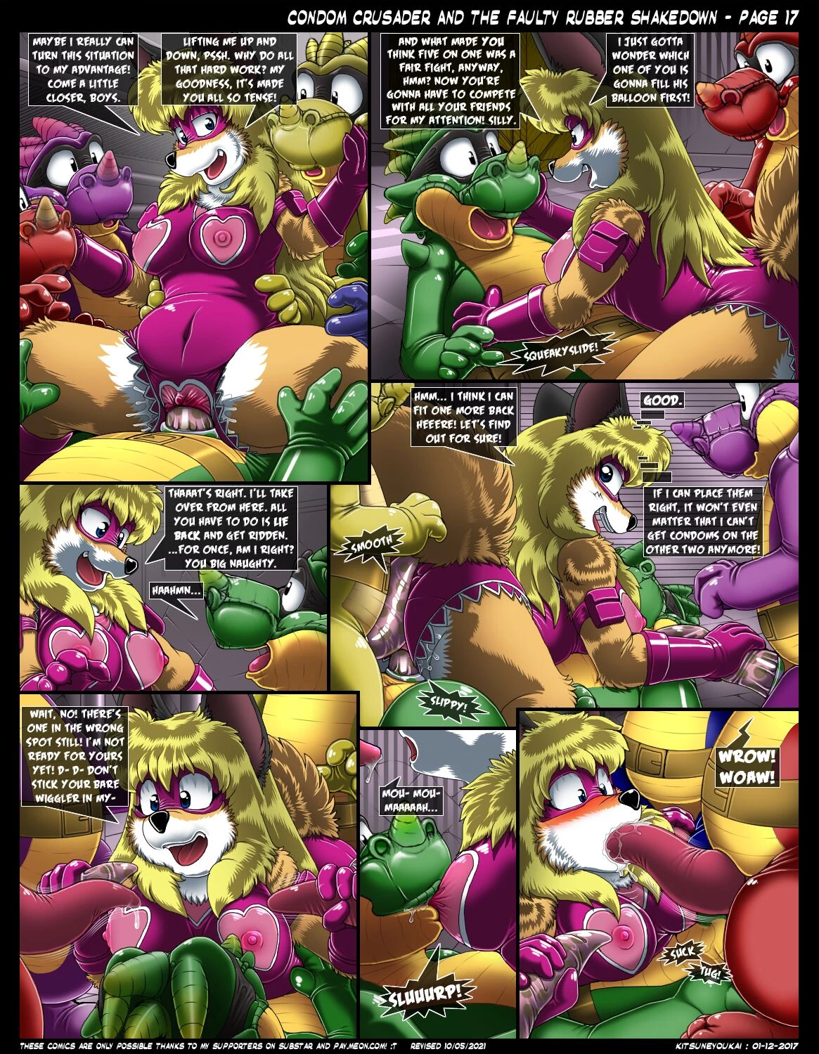 Condom Crusader Issues 1-3 by Kitsune Youkai (Directors Cut) image number 17