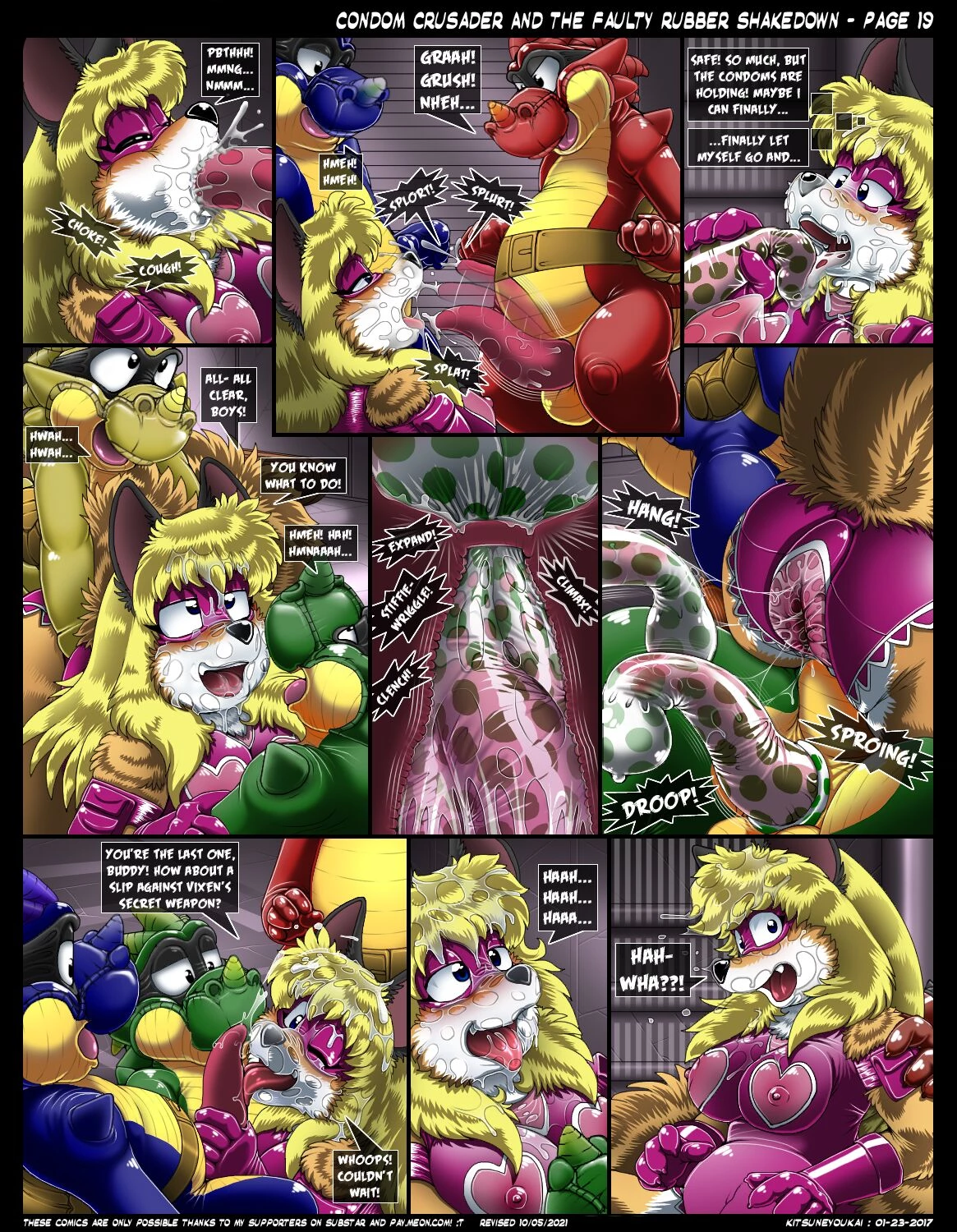 Condom Crusader Issues 1-3 by Kitsune Youkai (Directors Cut) image number 19