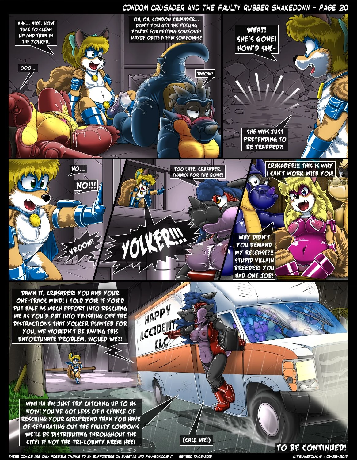 Condom Crusader Issues 1-3 by Kitsune Youkai (Directors Cut) image number 20