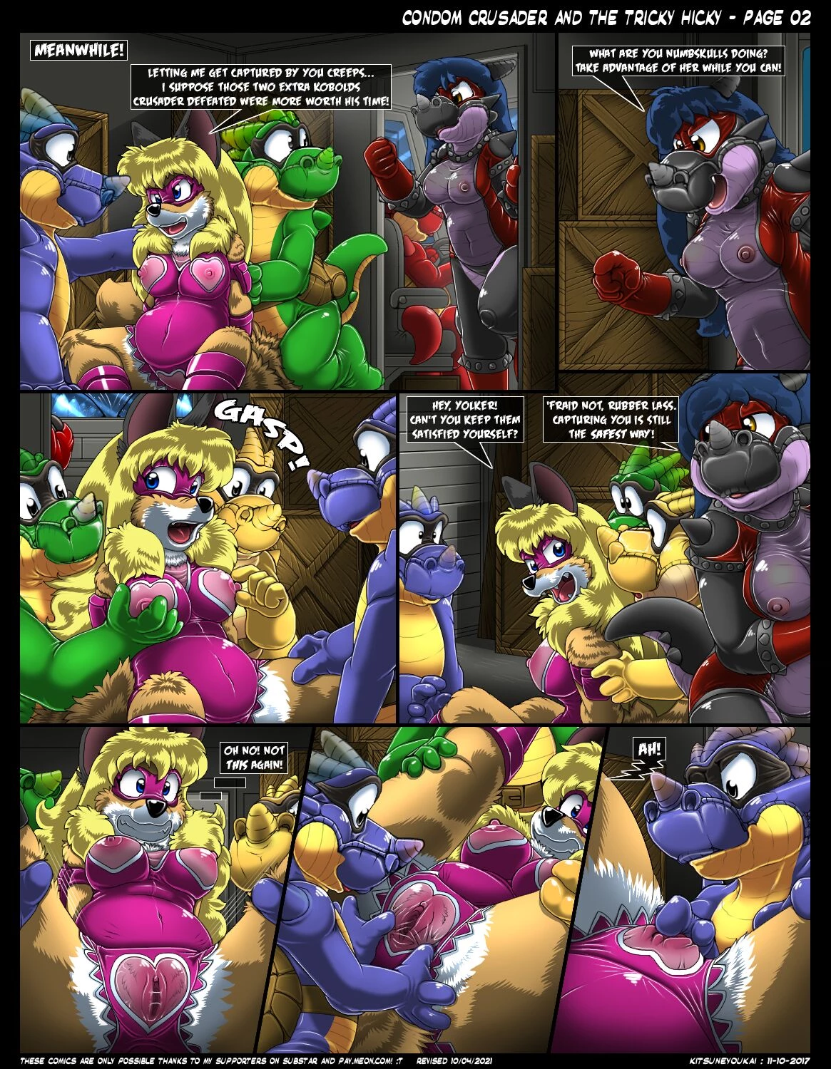 Condom Crusader Issues 1-3 by Kitsune Youkai (Directors Cut) image number 22
