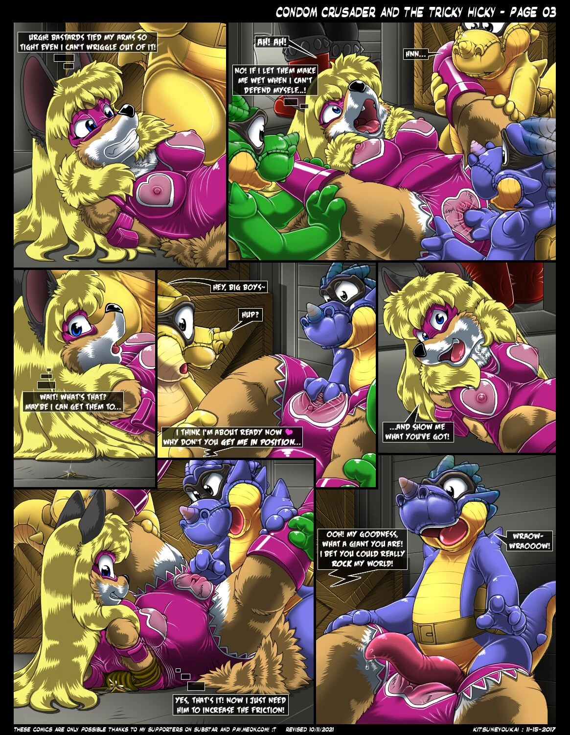 Condom Crusader Issues 1-3 by Kitsune Youkai (Directors Cut) image number 23