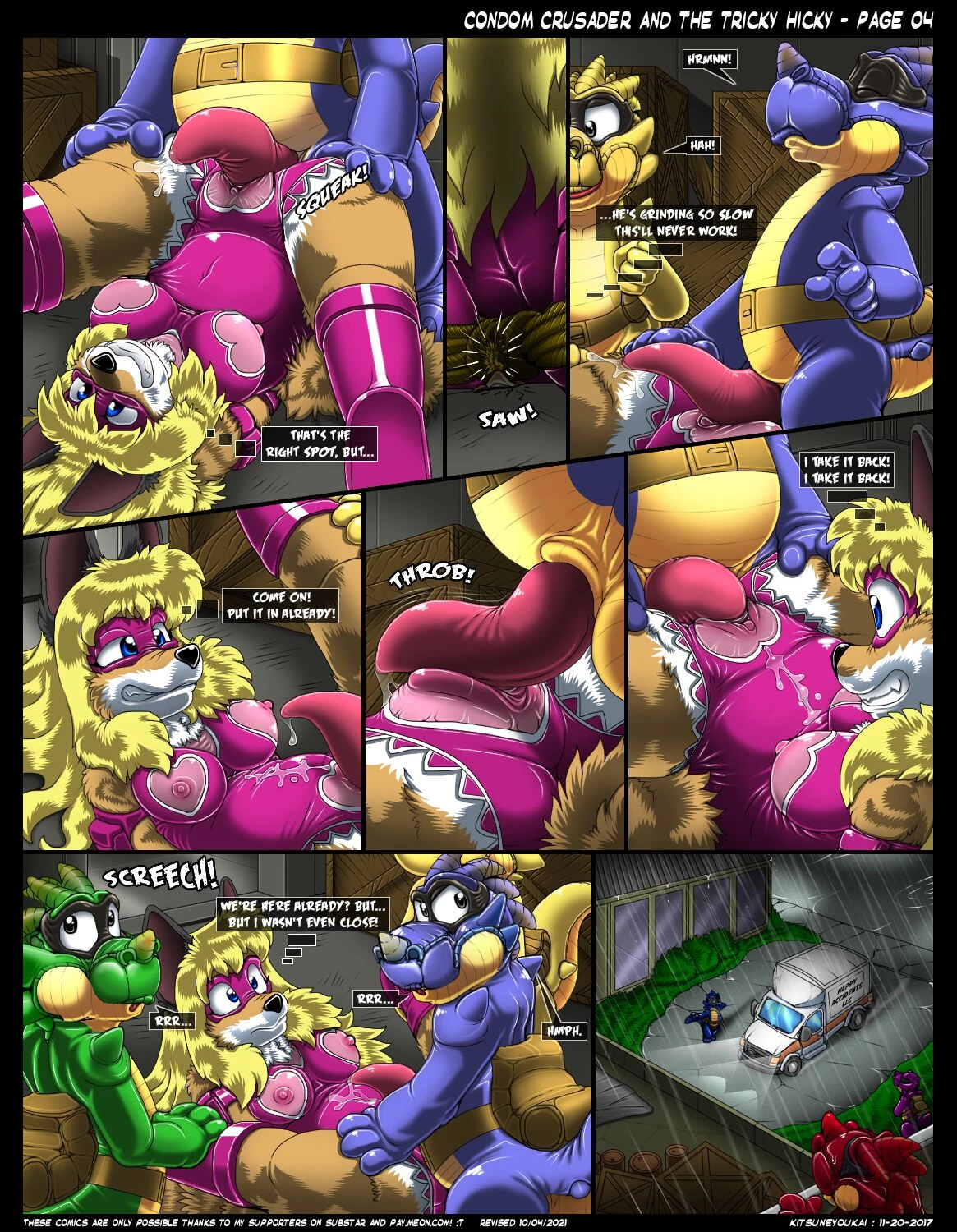 Condom Crusader Issues 1-3 by Kitsune Youkai (Directors Cut) image number 24