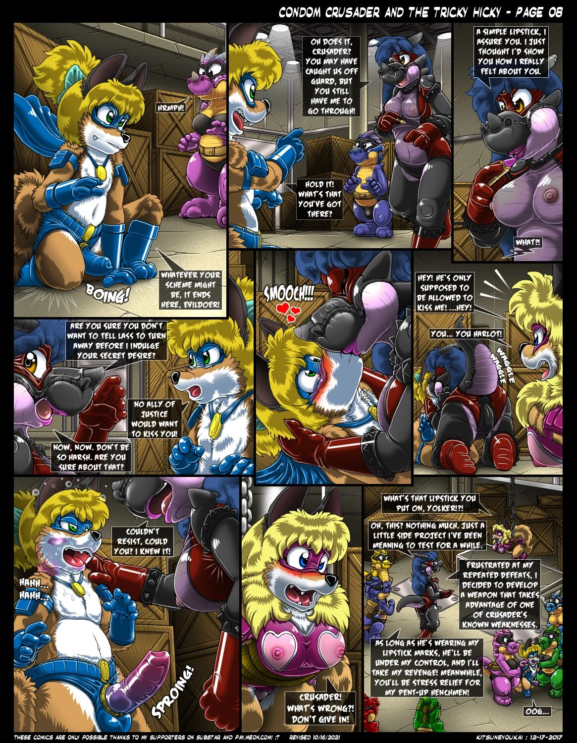 Condom Crusader Issues 1-3 by Kitsune Youkai (Directors Cut) image number 28