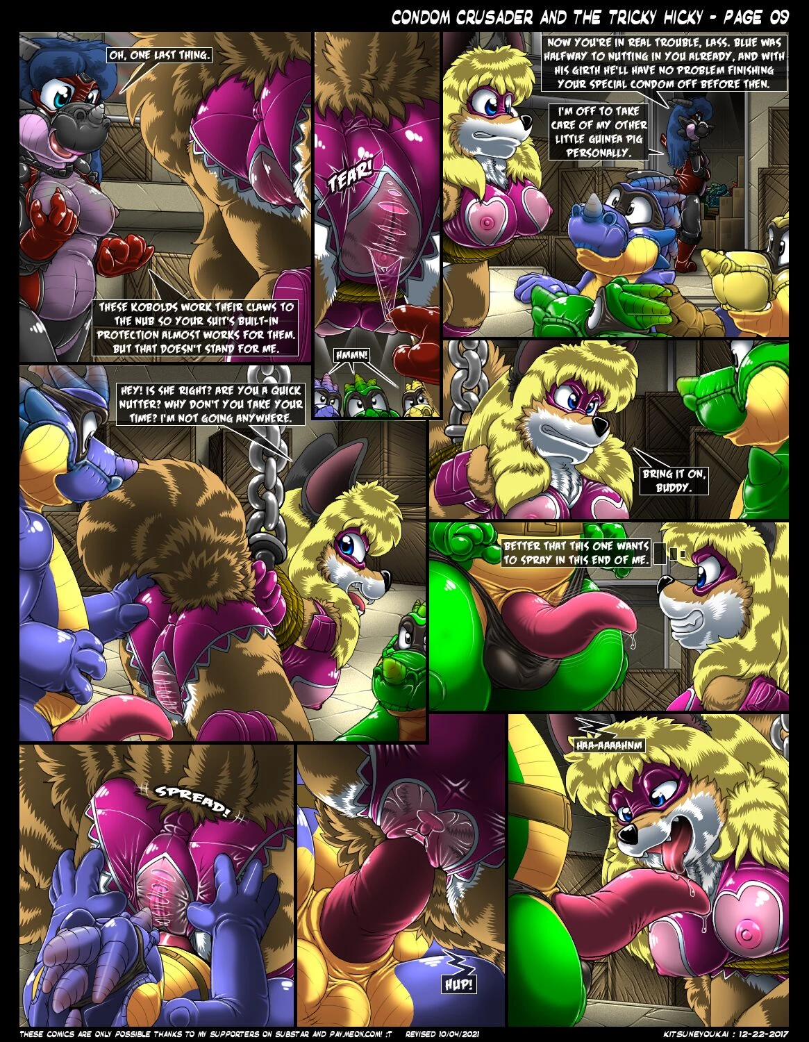 Condom Crusader Issues 1-3 by Kitsune Youkai (Directors Cut) image number 29