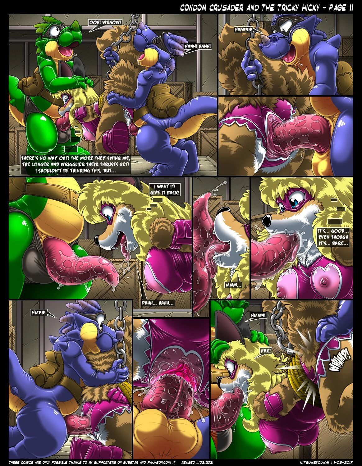 Condom Crusader Issues 1-3 by Kitsune Youkai (Directors Cut) image number 31