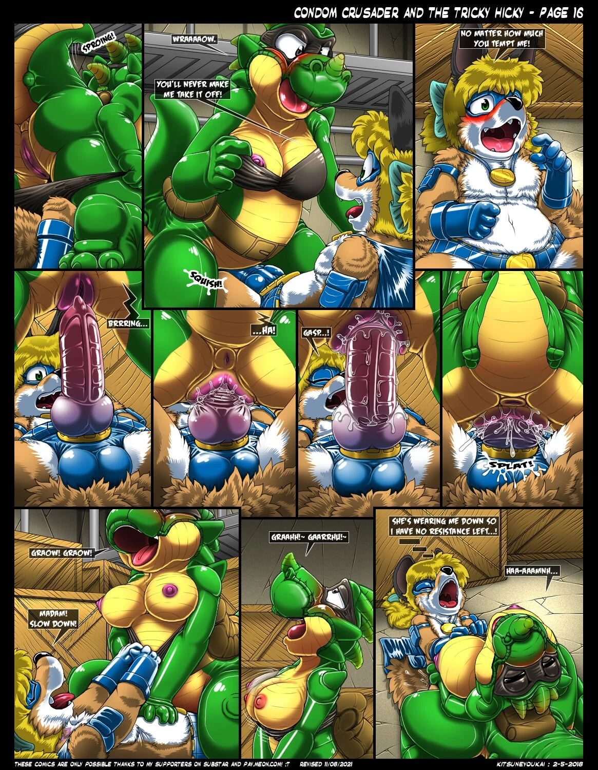 Condom Crusader Issues 1-3 by Kitsune Youkai (Directors Cut) image number 36