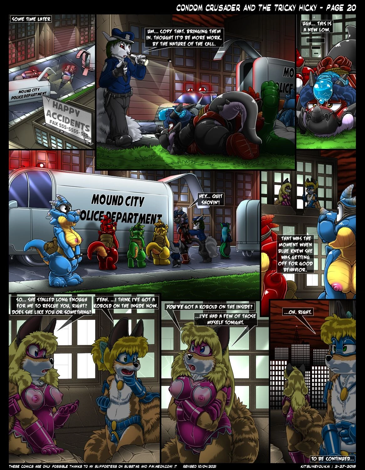 Condom Crusader Issues 1-3 by Kitsune Youkai (Directors Cut) image number 40