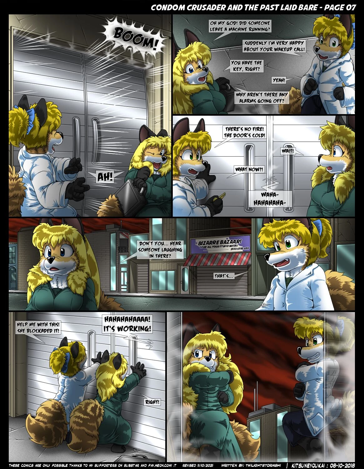 Condom Crusader Issues 1-3 by Kitsune Youkai (Directors Cut) image number 47