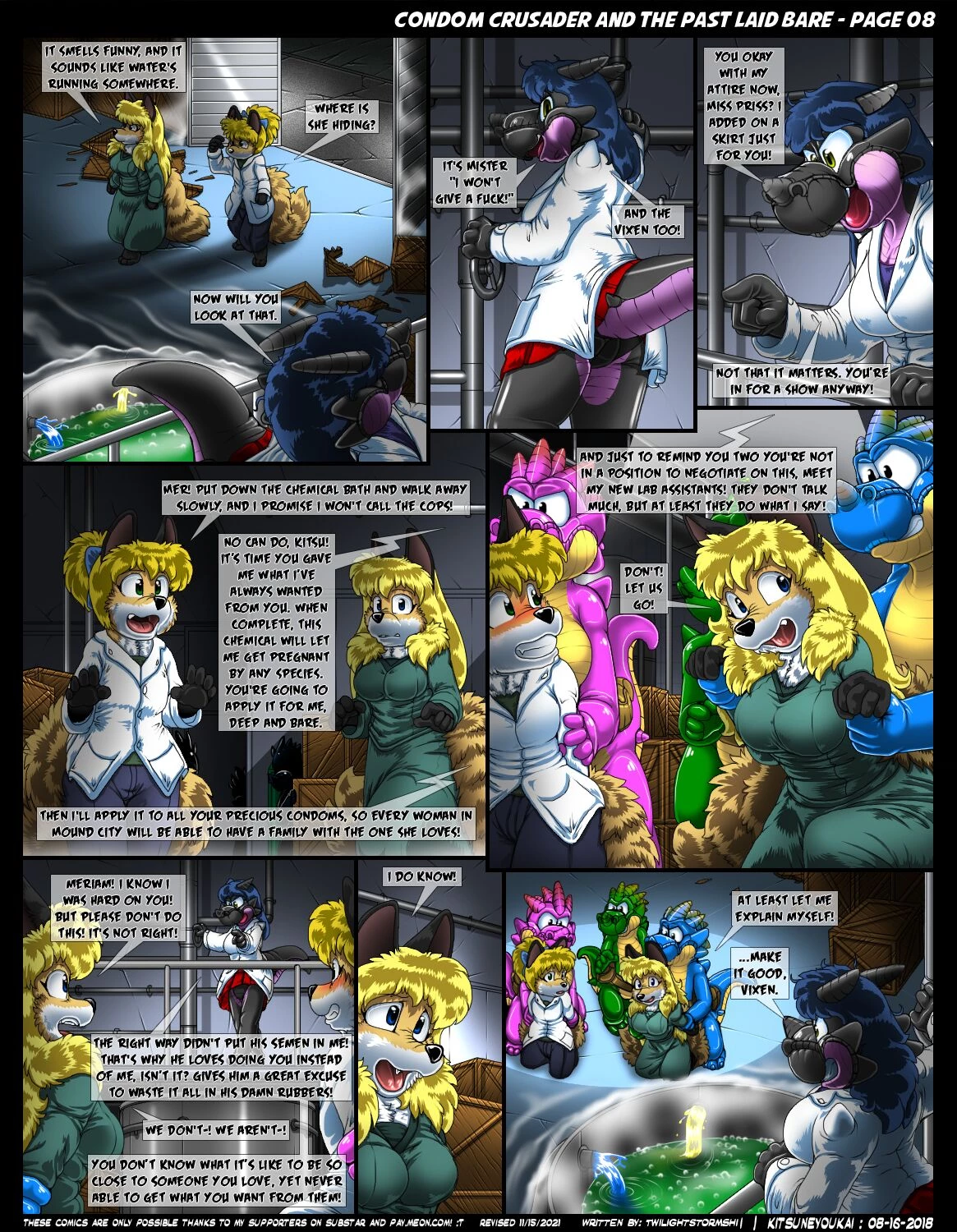 Condom Crusader Issues 1-3 by Kitsune Youkai (Directors Cut) image number 48