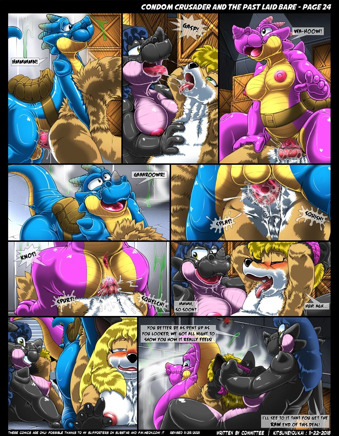 Condom Crusader Issues 1-3 by Kitsune Youkai (Directors Cut) image number 64