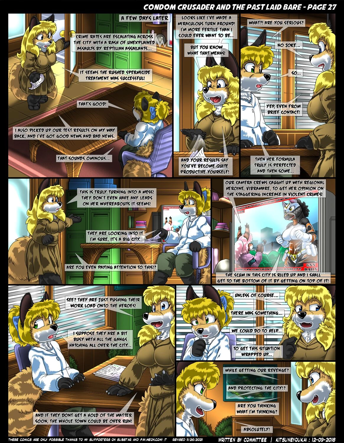 Condom Crusader Issues 1-3 by Kitsune Youkai (Directors Cut) image number 67